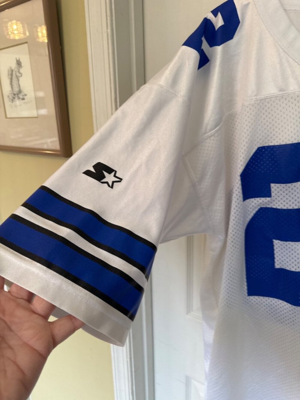 Vintage 1995 Starter Emmitt Smith 22 Dallas Cowboys Jersey 90s NFL 54 XXL - Picture 9 of 9